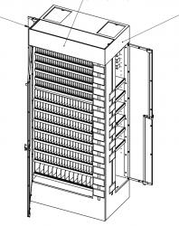 Marker End Cap CABINET ASSEMBLED WITH SUB-FRAME